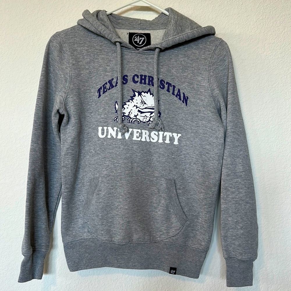 Texas Christian University TCU Women’s Small Hooded Sweatshirt